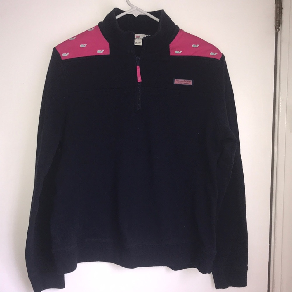 Vineyard Vines Navy Blue & Pink Shep Shirt